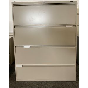 Global Evolve 4H 42"W Lateral File (Tan)