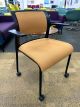 Steelcase Move Guest Side Chair (Black/Orange)